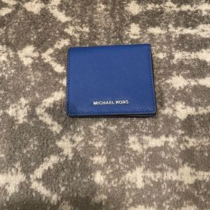 Michael Kors Bifold Wallet Electric Cobalt Blue